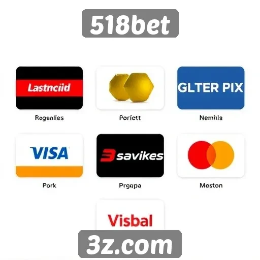 Métodos de pagamento disponíveis no 518bet